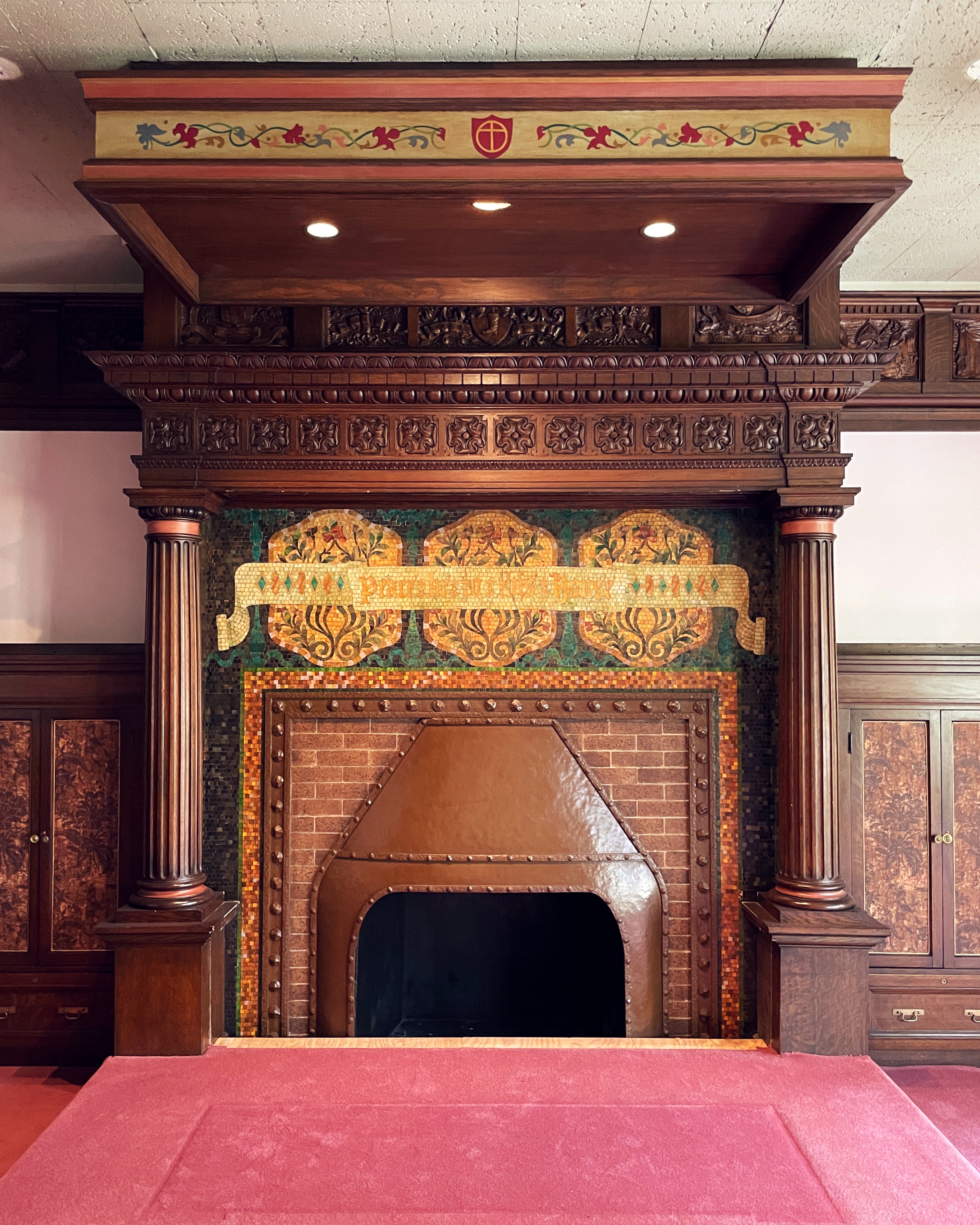 Ayer mansion sitting room fireplace-Matthew Dickey