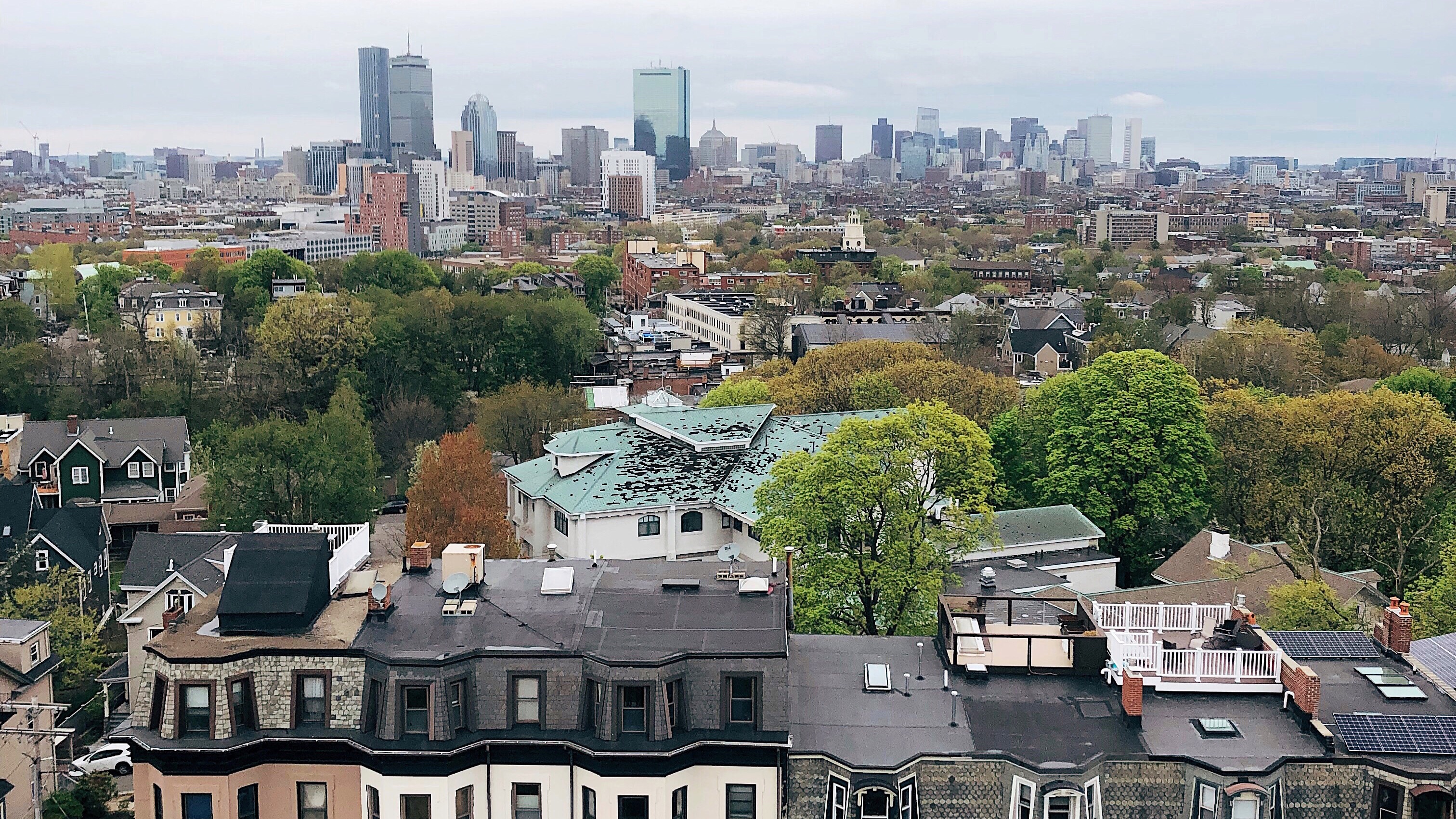 Boston Skyline from Fort Hill. Photo by Matthew Dickey
