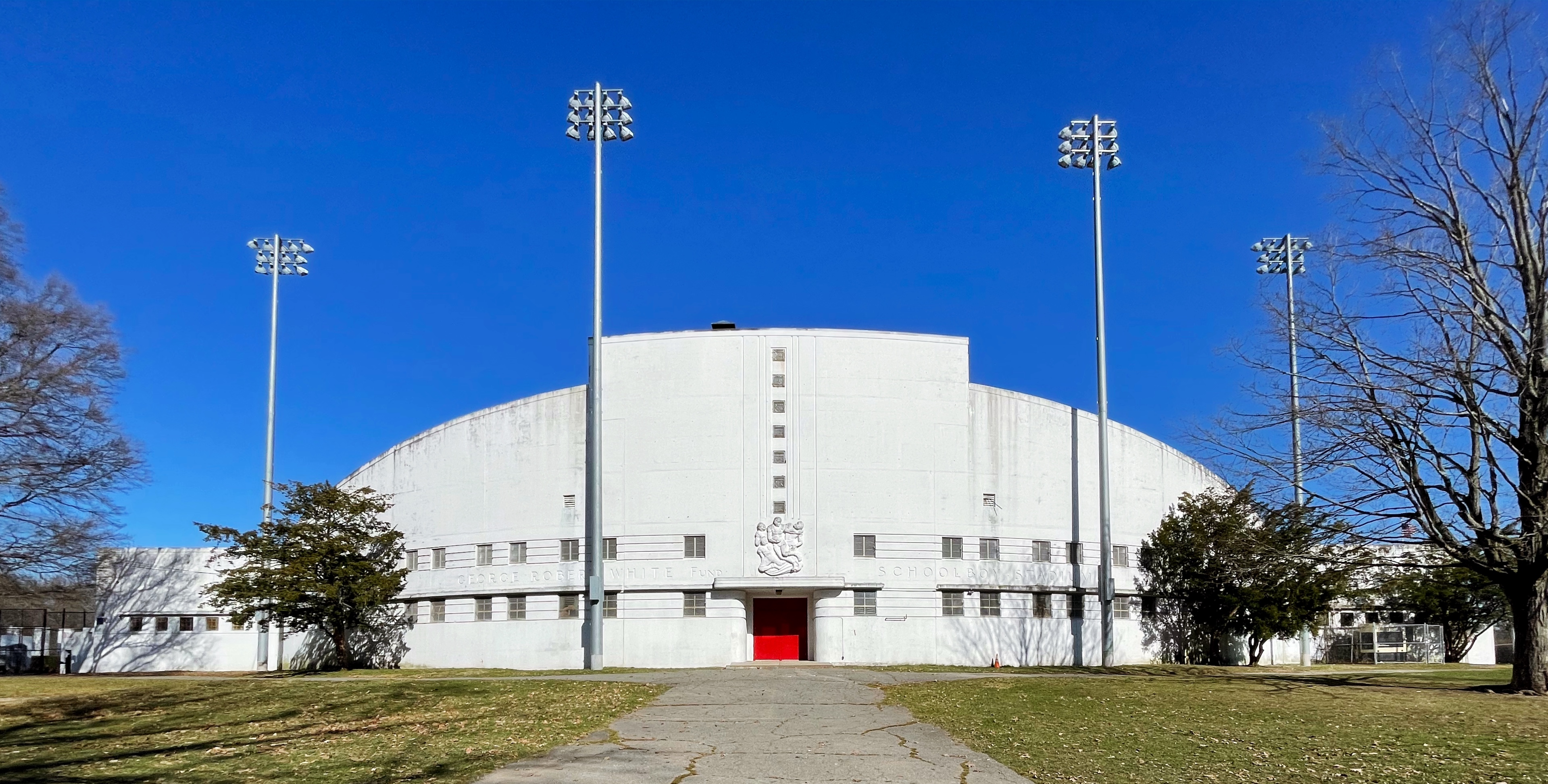 White Stadium Art Deco Entrance